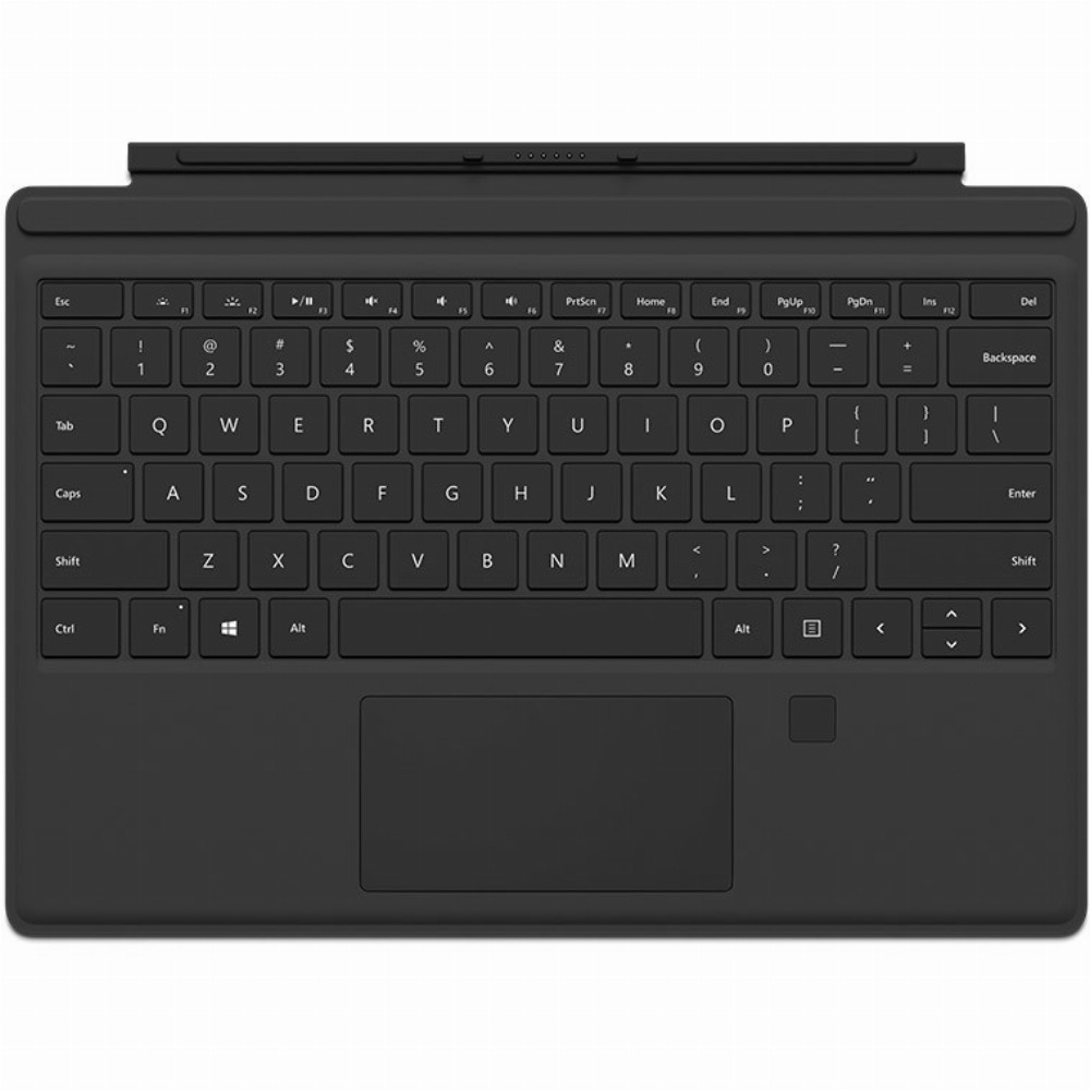 Microsoft Surface Pro Type Cover mit Fingerprint ID - Black (Retail)