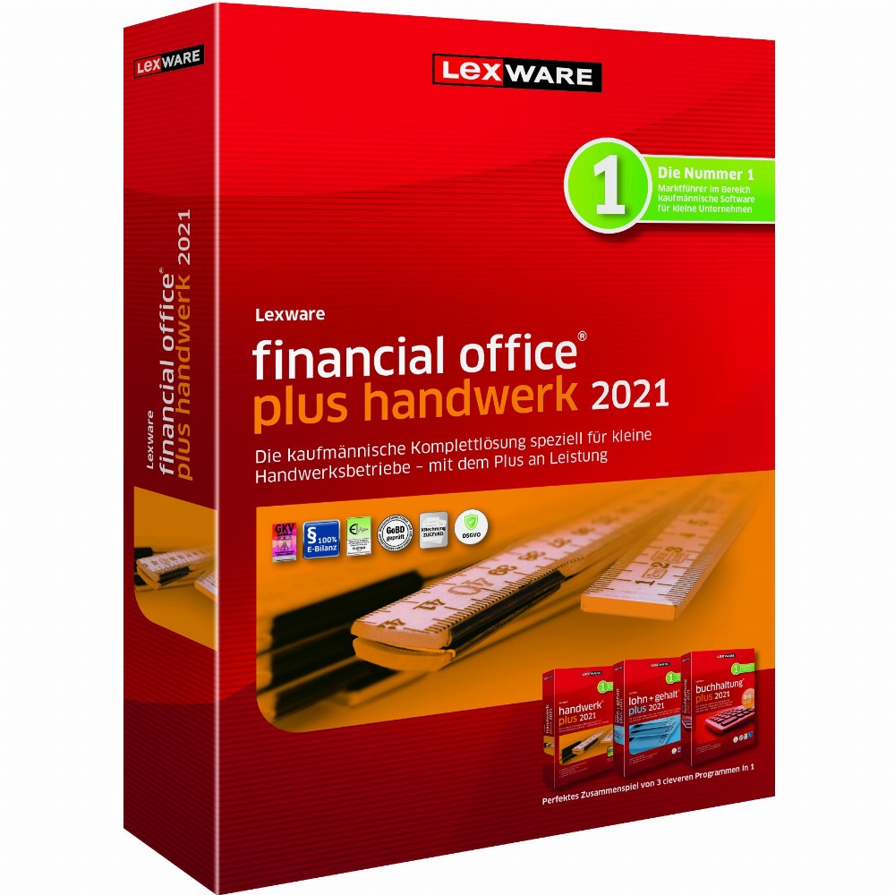 Lexware Financial Office plus Handwerk 2021 - 1 Device, ABO - ESD-Download ESD