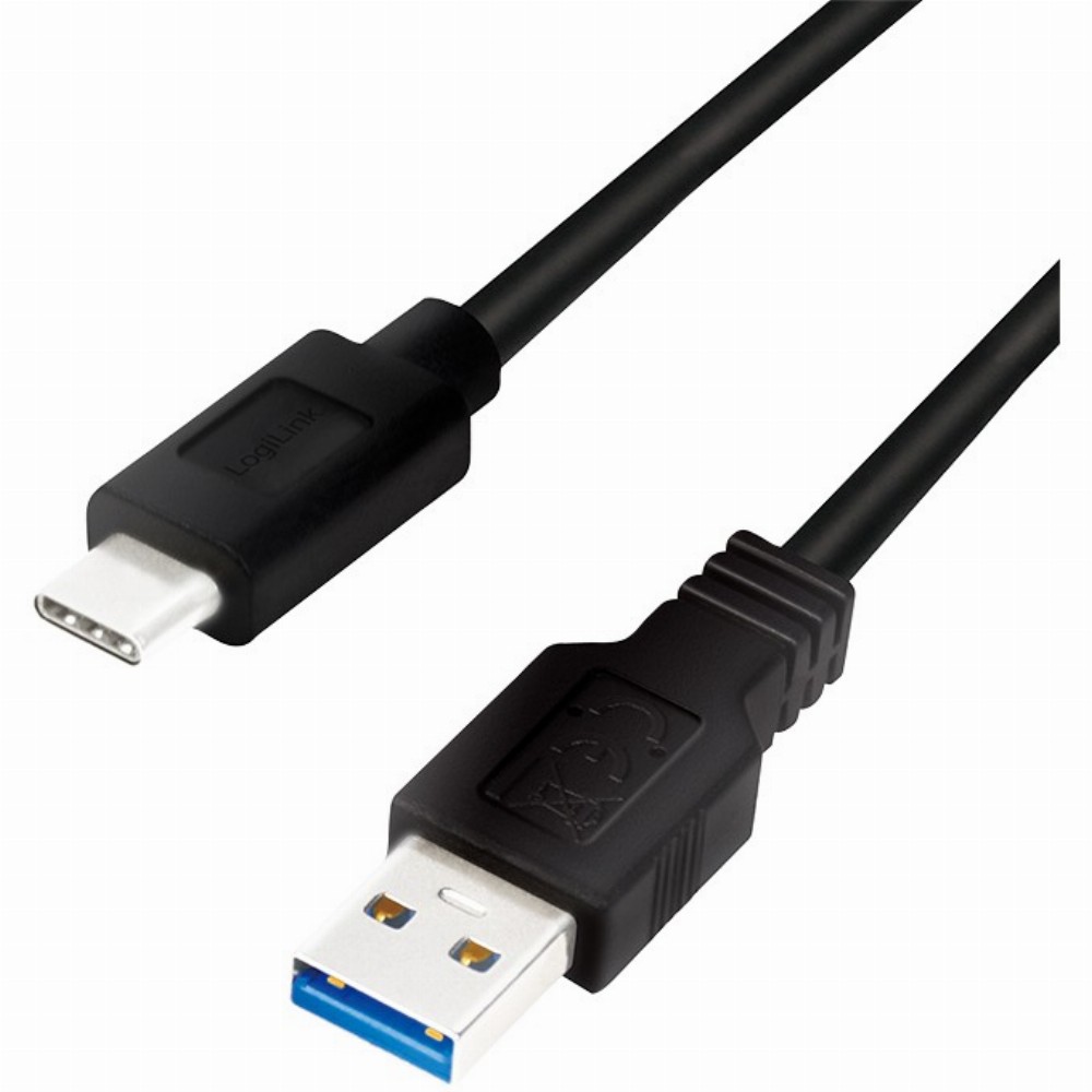 USB3.2 Typ A (ST) > USB-C (ST) 3m LogiLink Black