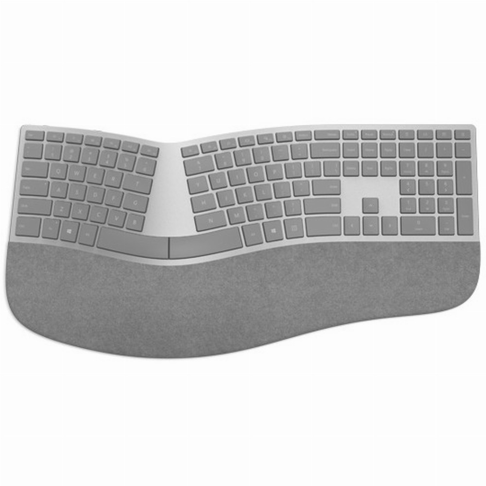 Microsoft Surface ergonomische Tastatur Alcantare Grau (Retail)