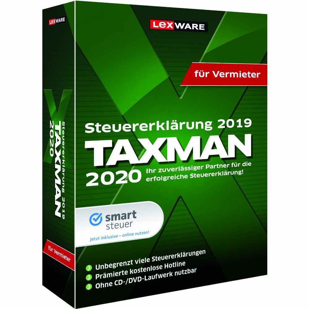 Lexware Taxman 2020 für Vermieter - 1 Device - ESD-Download ESD