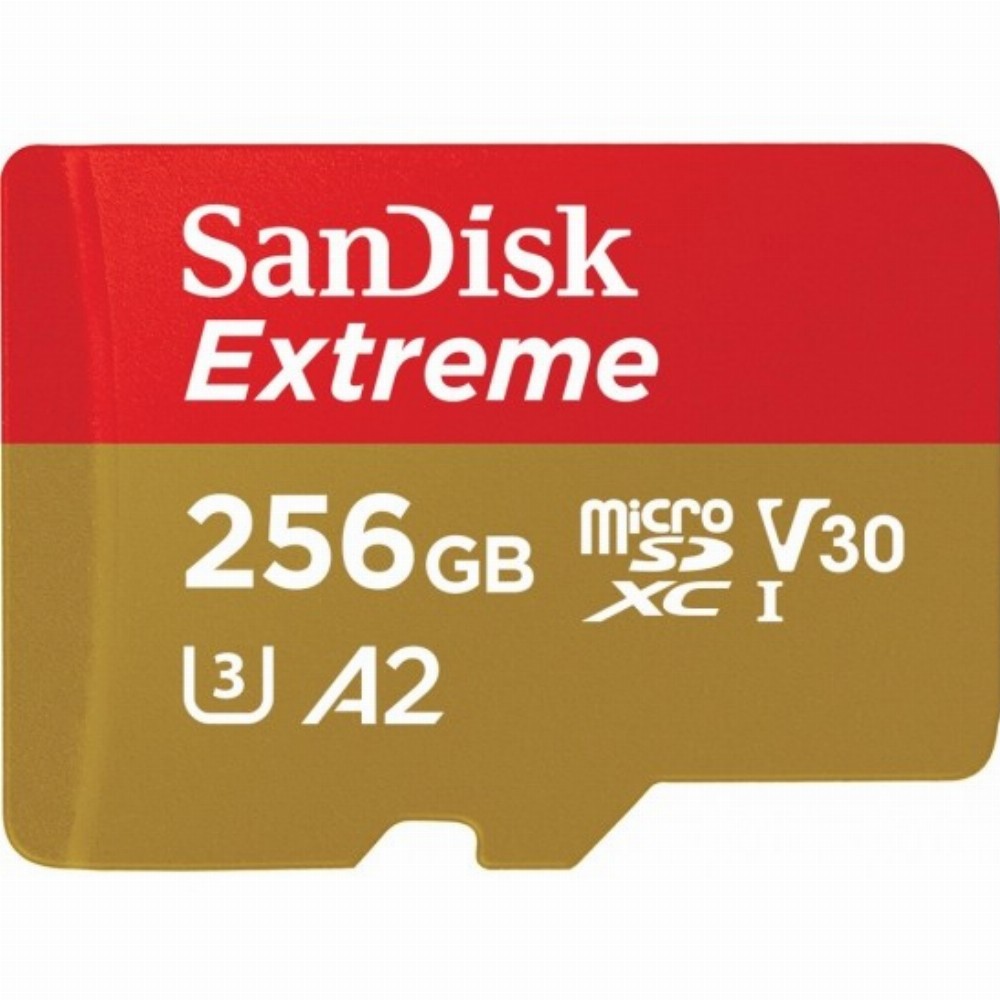 256GB SanDisk Extreme MicroSDXC 160MB/s +Adapter