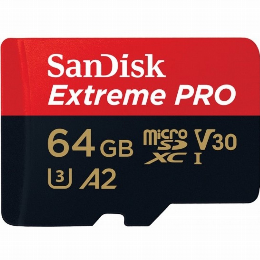 64GB SanDisk Extreme Pro MicroSDXC 170MB/s +Adapter