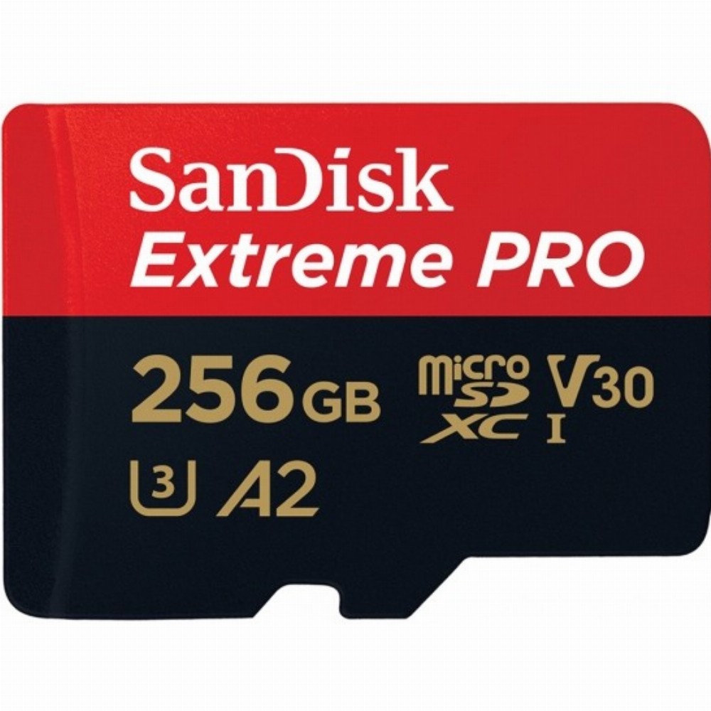 256GB SanDisk Extreme Pro MicroSDXC 170MB/s +Adapter