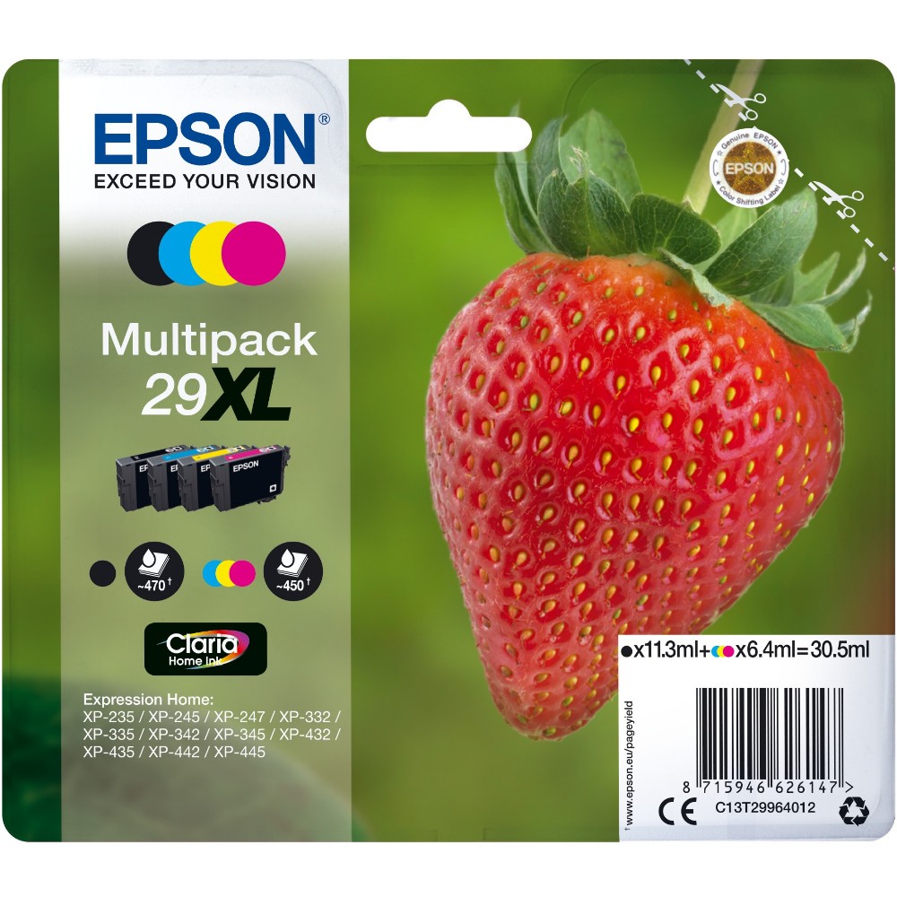 TIN Epson 29XL 4 Farben Multipack NEUE VERPACKUNG