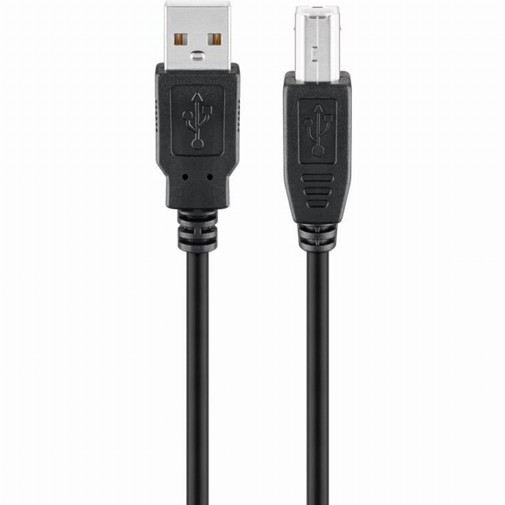 USB 2.0 A - B (Stecker - Stecker) 5m