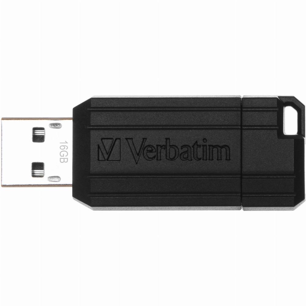 STICK 16GB 2.0 Verbatim Store'n'Go PinStripe Black