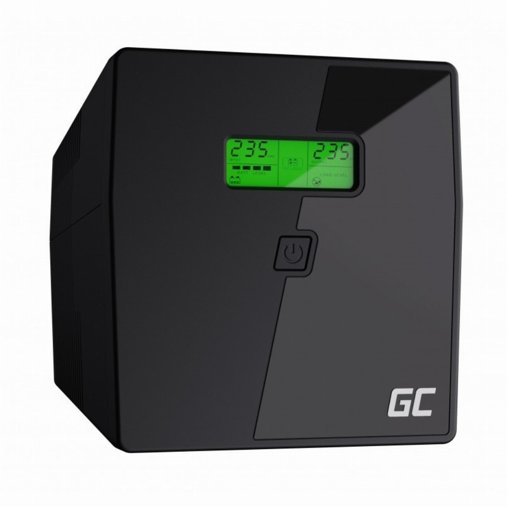 GreenCell 1000VA 600W Überspannungsschutz 230V Black