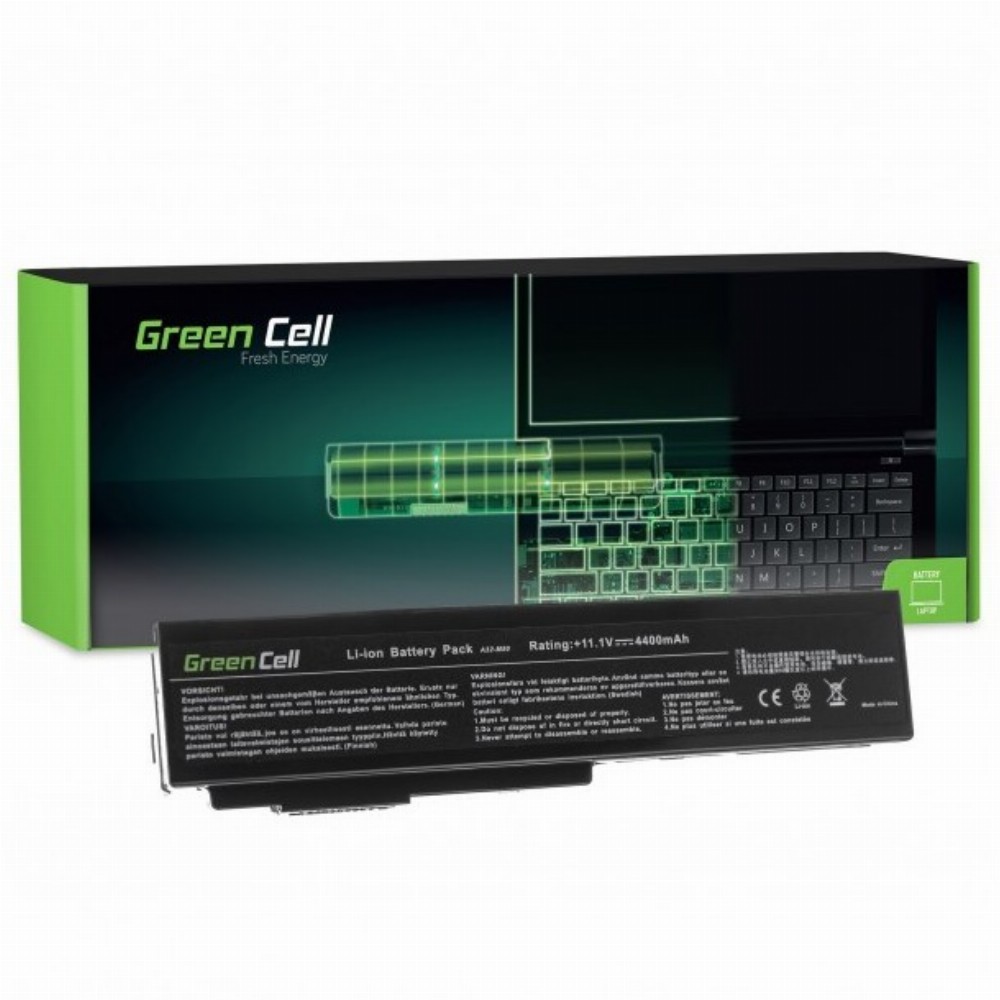 GreenCell für Asus A32-M50 A32-N61 N43 N53 G50 L50 M50 M60 N61VN / 11,1V 4400mAh