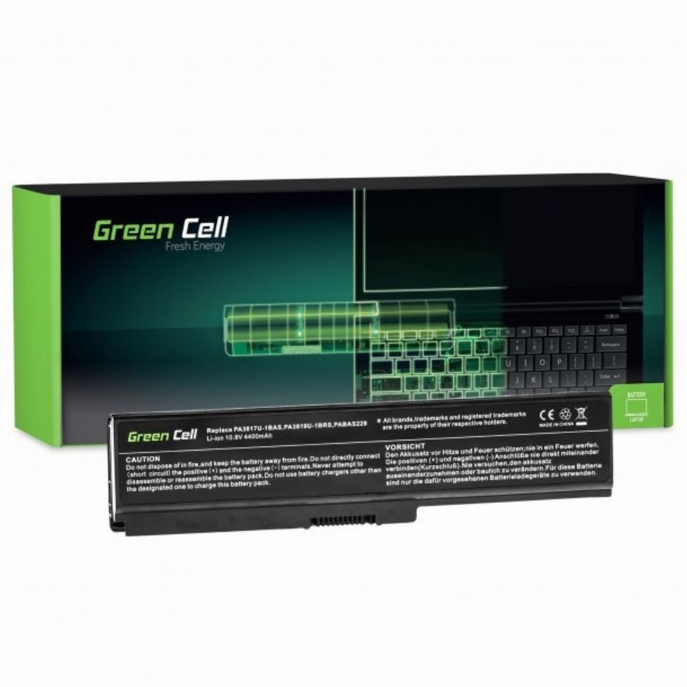 GreenCell für Toshiba Satellite C650 C650D C660 C660D L650D L655 L750 PA3817U-1BRS / 11,1V 4400mAh
