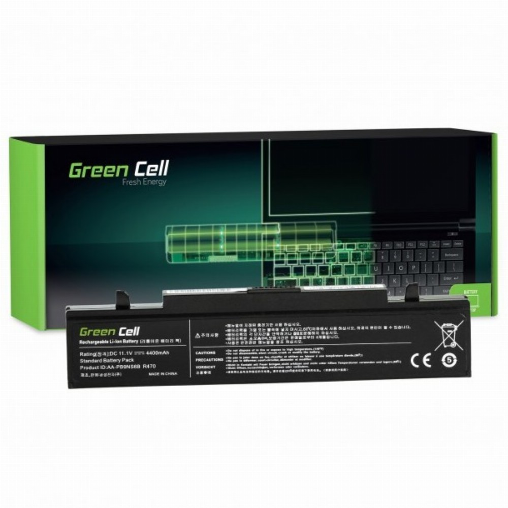 GreenCell für Samsung R519 R522 R530 R540 R580 R620 R719 R780 (black) / 11,1V 4400mAh