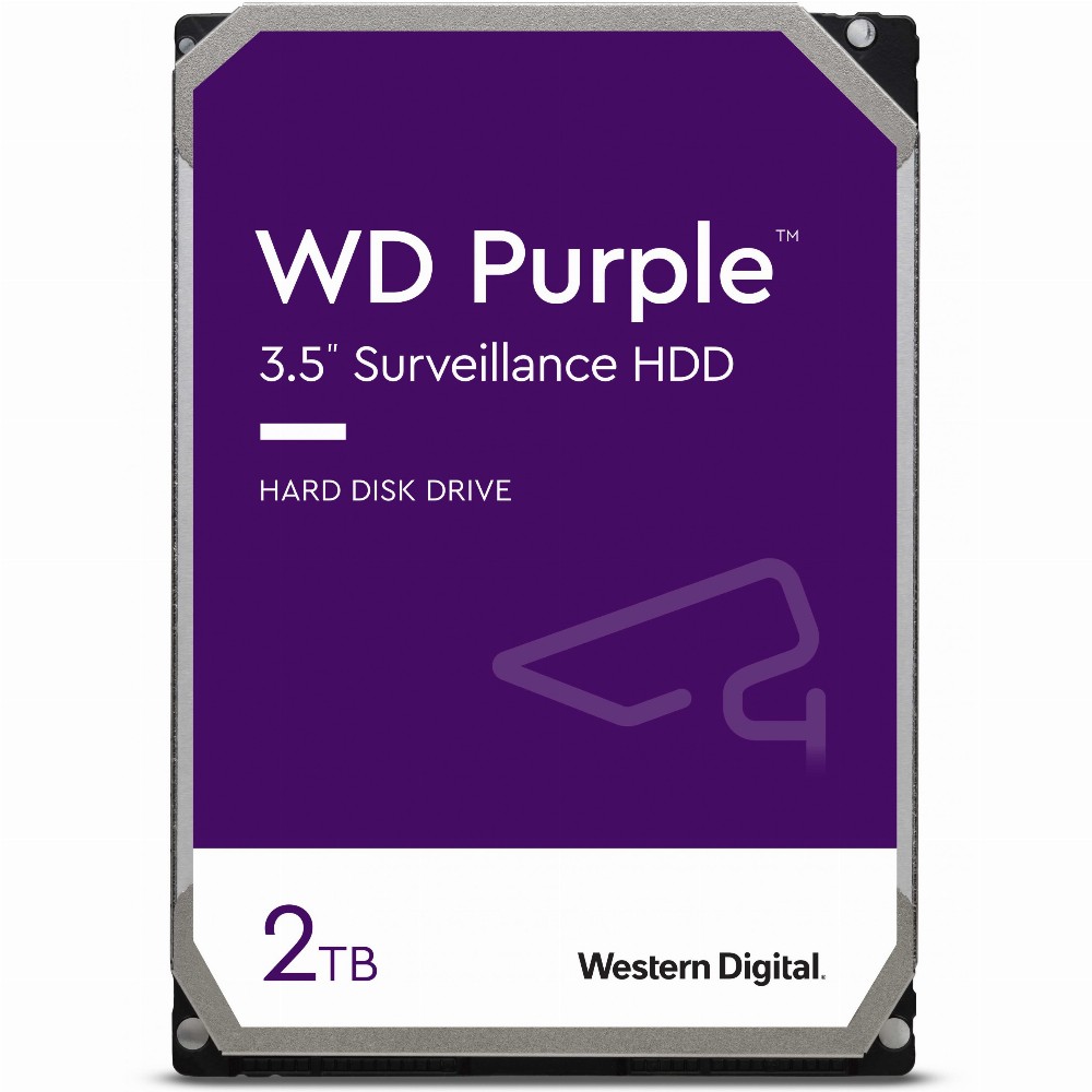 2TB WD WD20PURZ Purple Surveillance 5400RPM 64MB 24/7