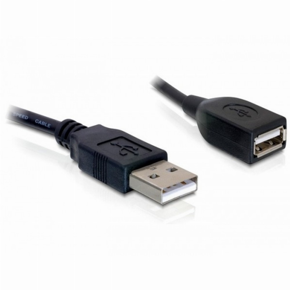 USB 2.0 A - A (Stecker - Buchse) 0,15m Verlängerung Delock