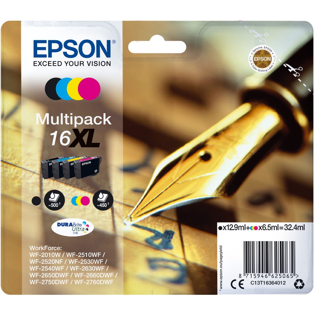 TIN Epson T16364012 Multipack XL NEUE VERPACKUNG