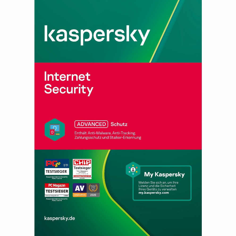 Kaspersky Internet Security - 5 Devices, 1 Year - Upgrade - ESD-Download ESD