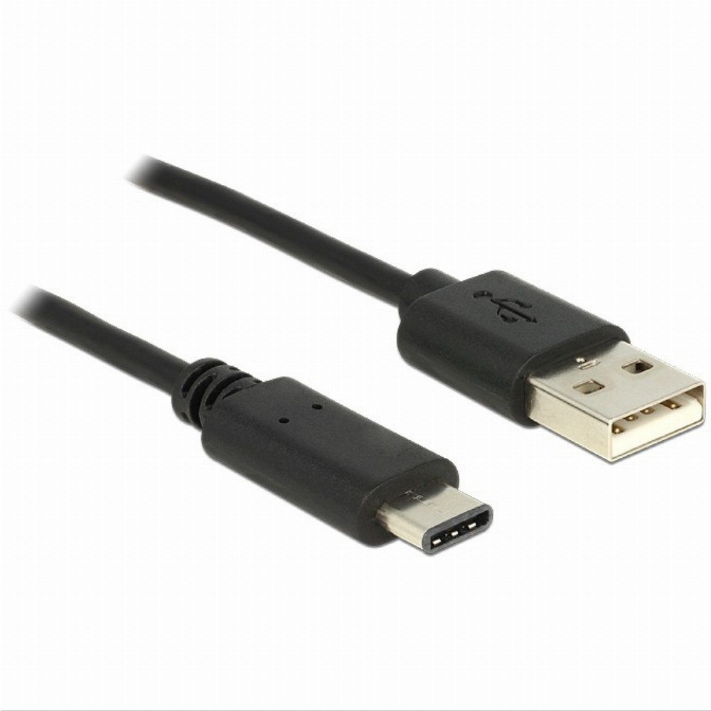 KAB USB 2.0 A - C (Stecker - Stecker) 1,0 m schwarz Delock