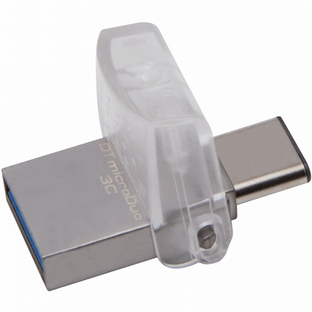 STICK 128GB 3.1 Kingston DataTraveler microDuo 3C Type-A/Type-C for Apple Silver