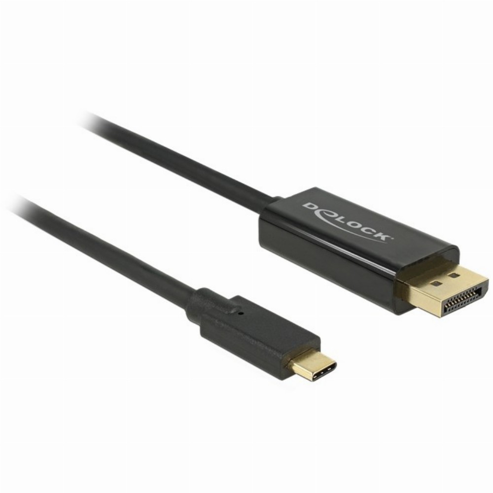 KAB USB C > Displayport Stecker (4K 60Hz) 1 m schwarz Delock