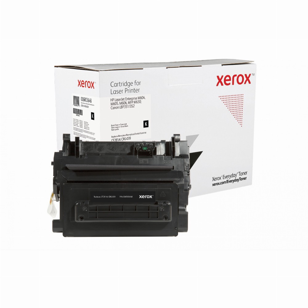 TON Xerox Black Toner Cartridge equivalent to HP 81A for use in LaserJet Enterprise M604, M605, M606, MFP M630; Canon LBP351/352 (CF281A)