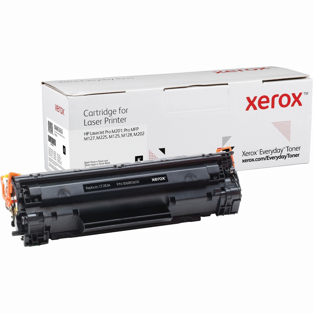TON Xerox Black Toner Cartridge equivalent to HP 83A for use in HP LaserJet Pro M201; Pro MFP M127, M225, M125, M128, M202 (CF283A)