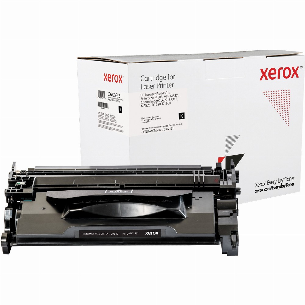 TON Xerox Black Toner Cartridge equivalent to HP 87A for use in LaserJet Pro M501; Enterprise M506, MFP M527; Canon imageCLASS LBP312, MF525 (CF287A)