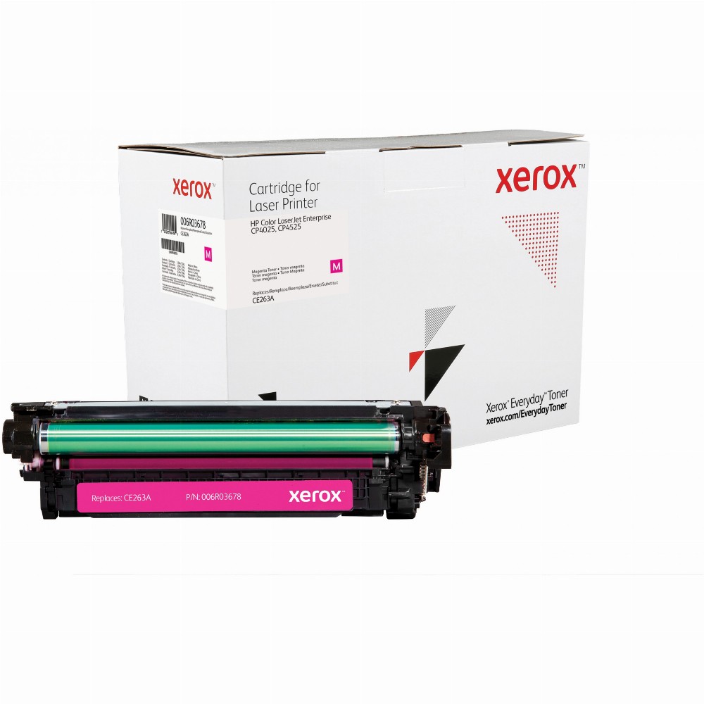 TON Xerox Magenta Toner Cartridge equivalent to HP 647A for use in Color LaserJet Enterprise CP4025, CP4525 (CE263A)