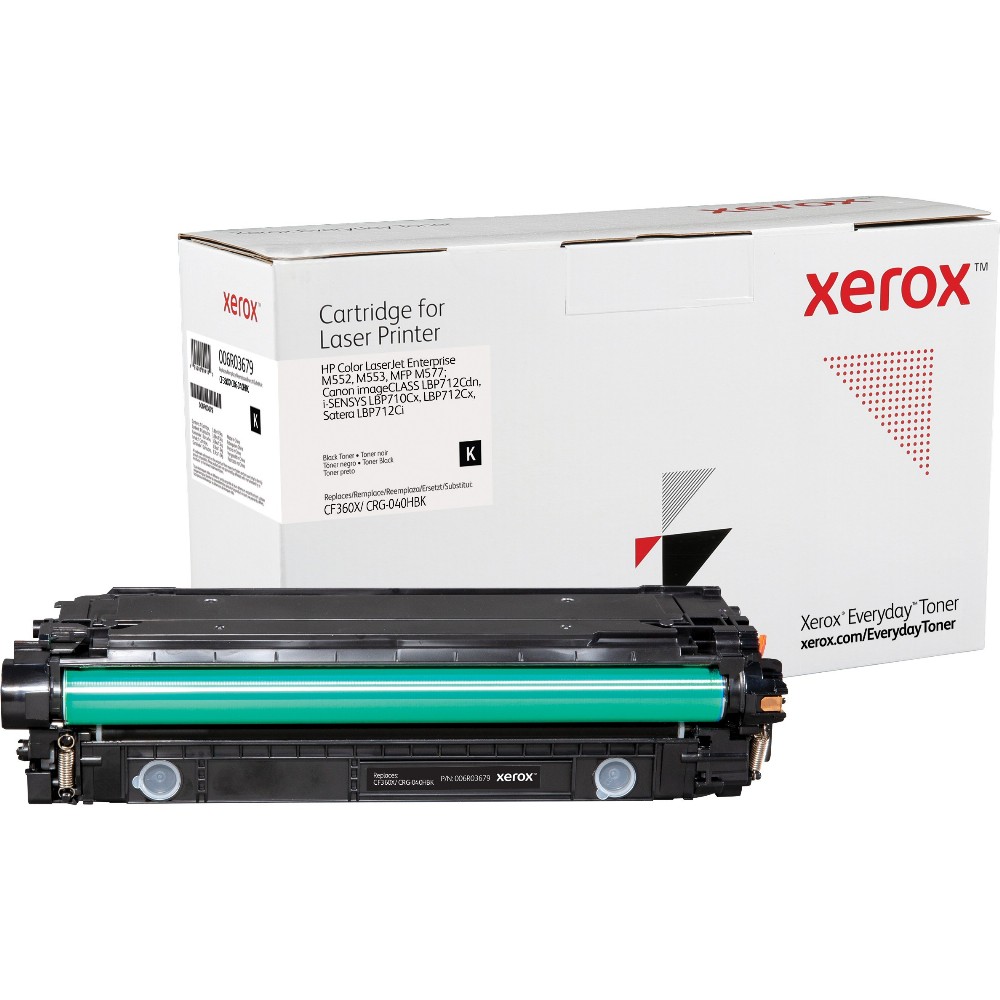 TON Xerox High Yield Black Toner Cartridge equivalent to HP 508X for use in Color LaserJet Enterprise M552, M553, MFP M577 (CF360X/ CRG-040HBK)