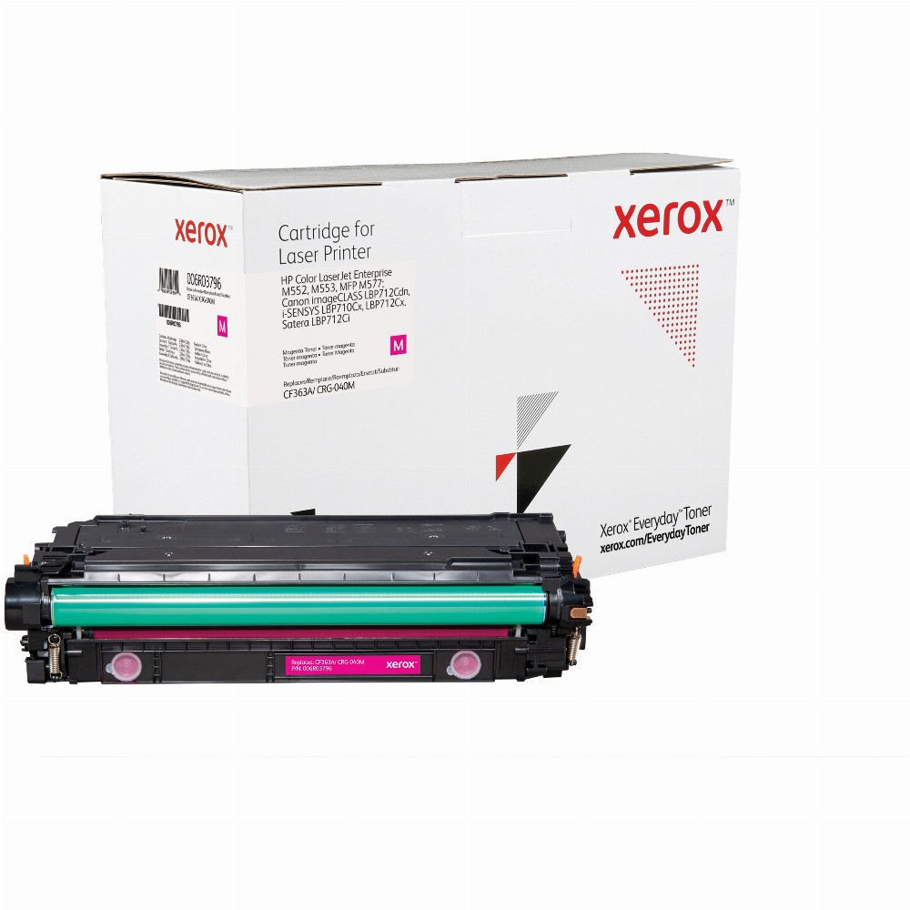 TON Xerox Magenta Toner Cartridge equivalent to HP 508A for use in Color LaserJet Enterprise M552, M553, MFP M577 (CF363A/ CRG-040M)
