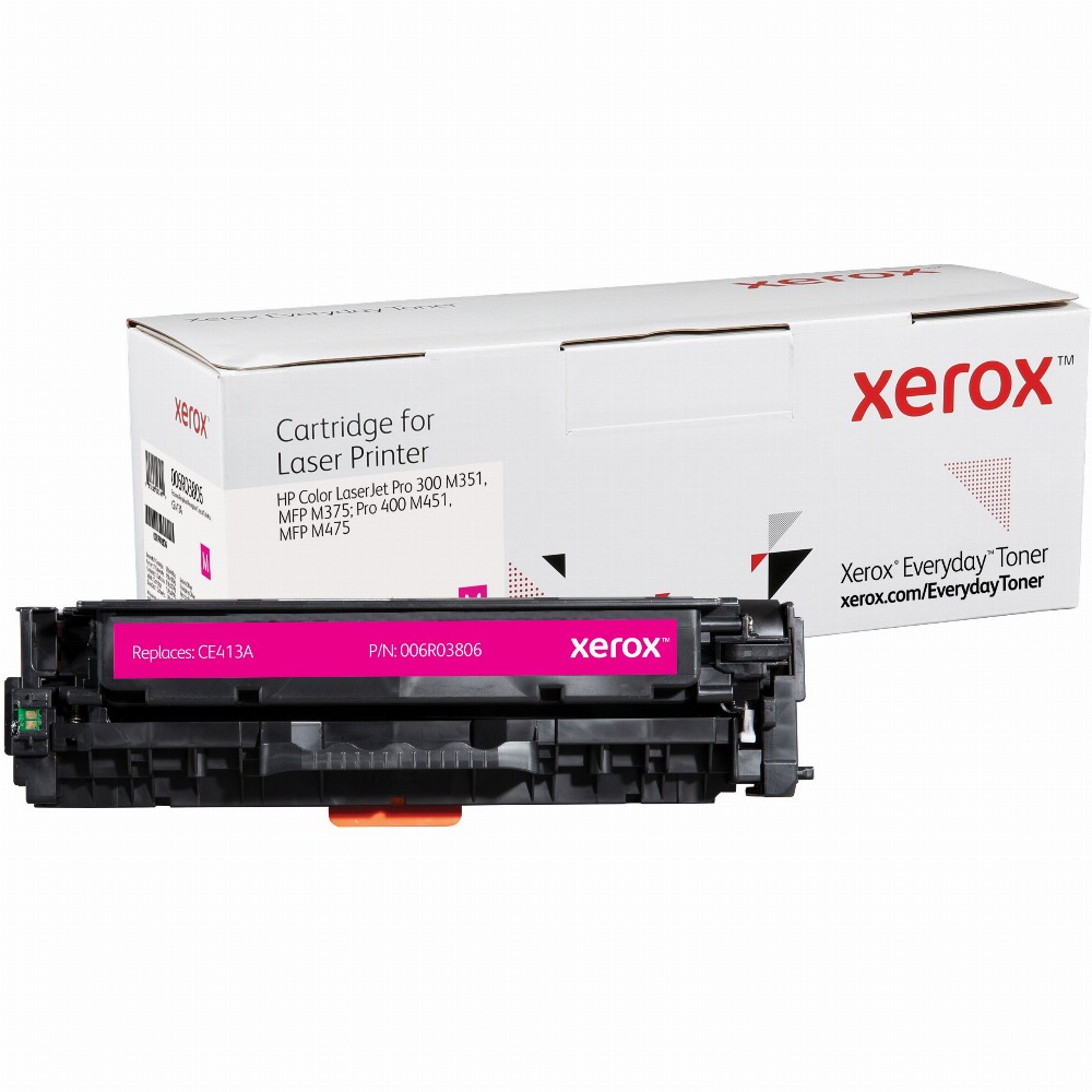 TON Xerox Magenta Toner Cartridge equivalent to HP 305A for use in Color LaserJet Pro 300 M351, MFP M375; Pro 400 M451, MFP M475 (CE413A)
