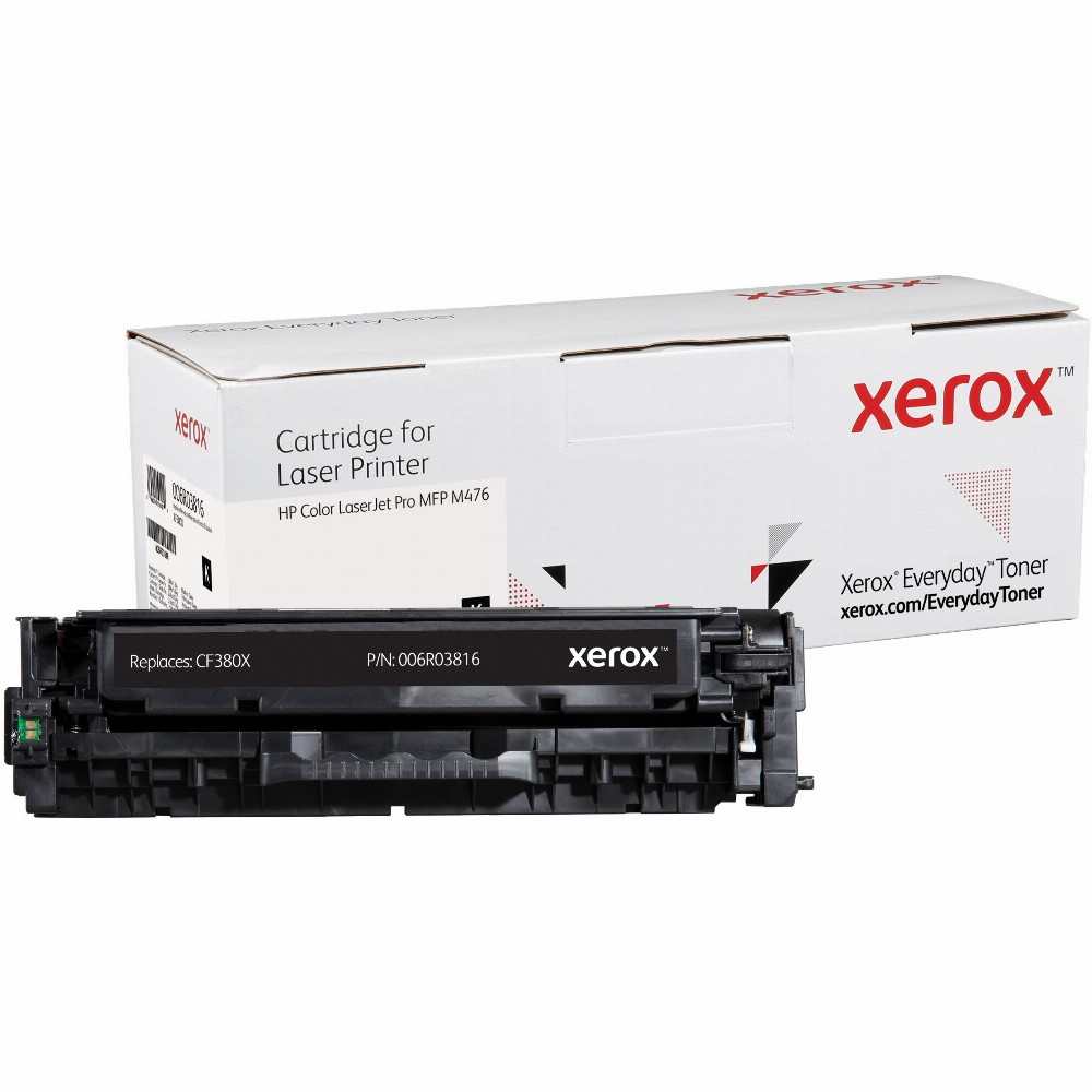 TON Xerox High Yield Black Toner Cartridge equivalent to HP 312X for use in Color LaserJet Pro MFP M476 (CF380X)