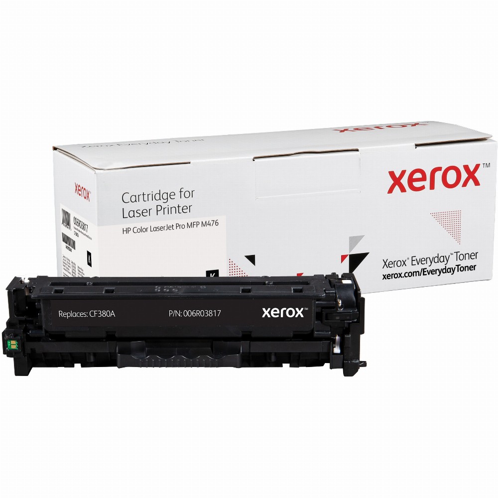 TON Xerox Black Toner Cartridge equivalent to HP 312A for use in Color LaserJet Pro MFP M476 (CF380A)