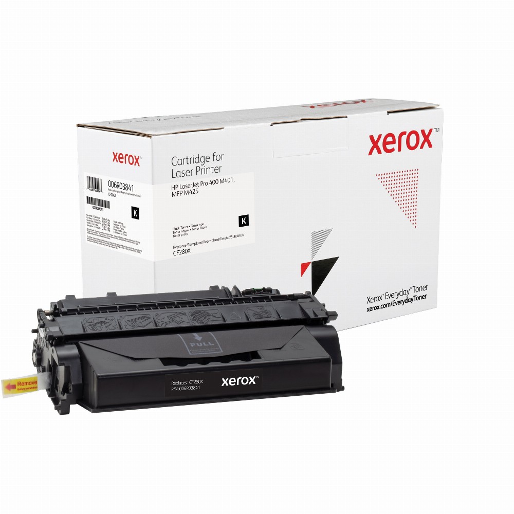 TON Xerox High Yield Black Toner Cartridge equivalent to HP 80X for use in LaserJet Pro 400 M401, MFP M425 (CF280X)