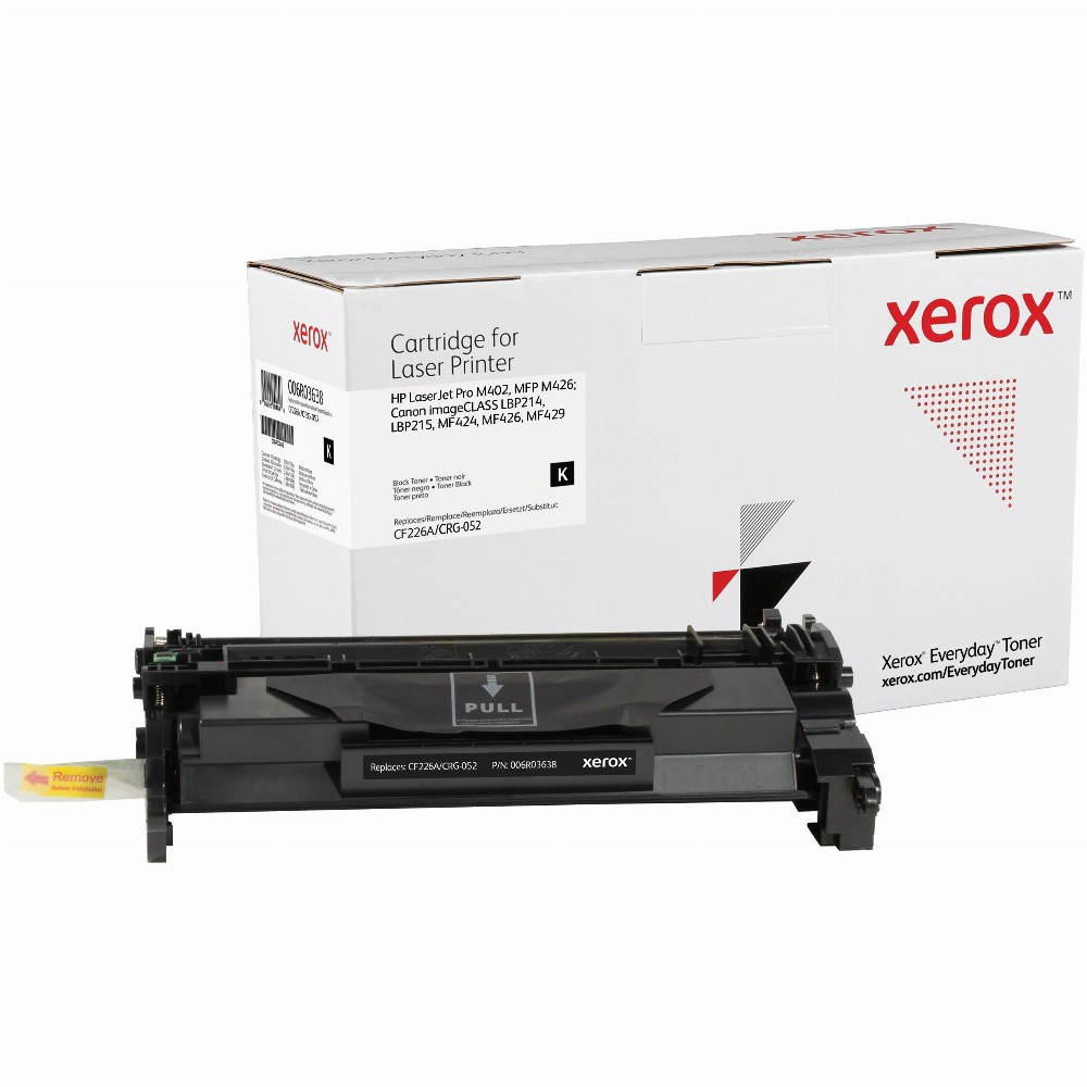 TON Xerox Black Toner Cartridge equivalent to HP 26A for use in LaserJet Pro M402, MFP M426; Canon imageCLASS LBP214, LBP215, MF424, MF426 (CF226A)