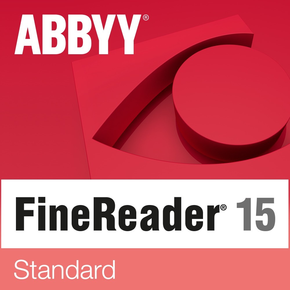 ABBYY FineReader 15 Standard - 1 User, perpetual - ESD-Download ESD
