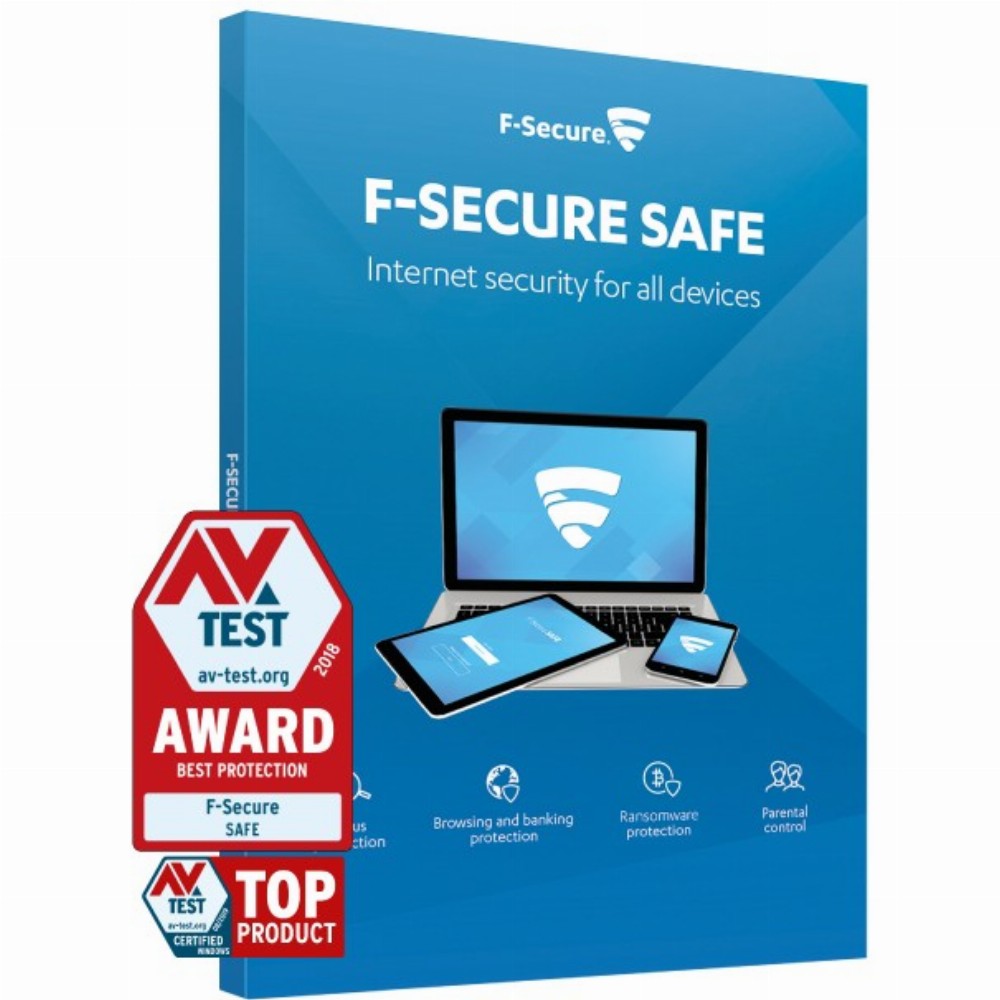 F-SECURE SAFE Internet Security - 3 Devices, 1 Year - ESD-Download ESD