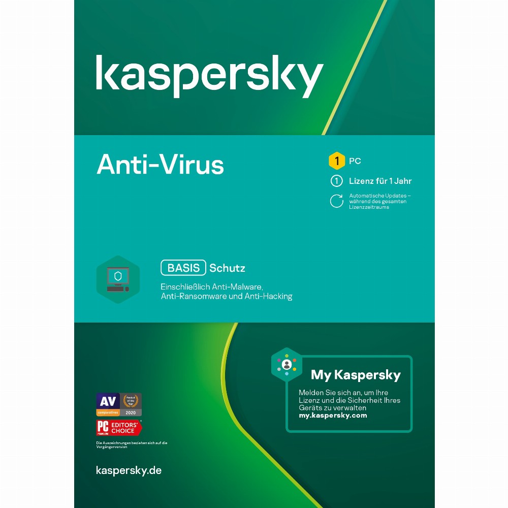 Kaspersky Anti-Virus - 1 Device, 1 Year - ESD-Download ESD