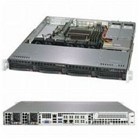 Barebone Server 1U Single 1151; 4 Hot-swap 3.5"; 400W Redun.; SuperServer SYS-5019C-MR