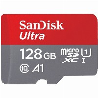 128GB SanDisk Ultra MicroSDXC 120MB/s +Adapter