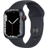 Apple Watch Series 7 Aluminium 41mm Cellular Mitternacht (Sportarmband mitternacht) *NEW*