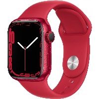 Apple Watch Series 7 Aluminium 41mm Cellular Rot (Sportarmband rot) *NEW*