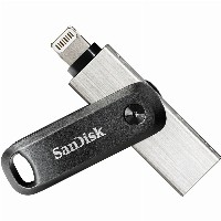 STICK 128GB 3.0 SanDisk iXpand Go Apple Lightning black/silver