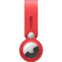 Apple AirTag Anhänger aus Leder (rot) *NEW*