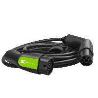 EM Green Cell Elektroauto Ladekabel/electric car charging cable Typ 2 22KW 32A 7m Black