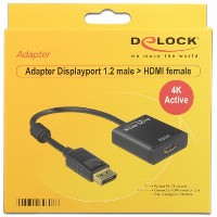 Adapter DisplayPort > HDMI (ST-BU) aktiv DeLOCK Bl