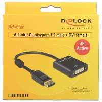 Adapter Displayport > DVI 24+5 (ST-BU) DeLOCK Blac