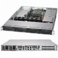 Barebone Server 1 U Single 1151; 4 Hot-swap 3.5"; 500W Redundant Platinum; SuperServer 5019S-WR