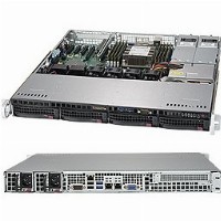 Barebone Server 1 U Single 3647; 4 Hot-swap 3.5"; 400W Platinum; SuperServer 5019P-MTR