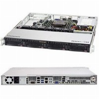 Barebone Server 1 U Single 3647; 4 Hot-swap 3.5"; 350W Platinum; SuperServer 5019P-M