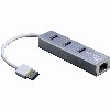 USB3.0 HUB 3Port Inter-Tech Argus IT-310-S 1x RJ45