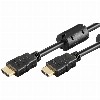 HDMI (ST-ST) 3m 3D Ethernet 4K vergoldet Black